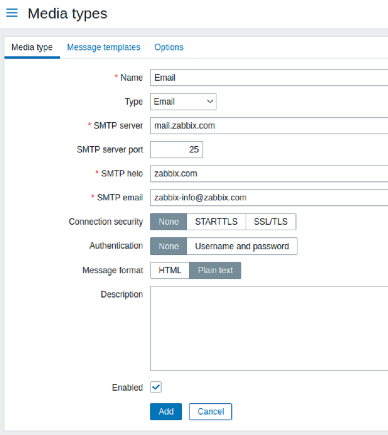 آموزش نصب zabbix - مرحله دوم نحوه دریافت اعلان مشکلات