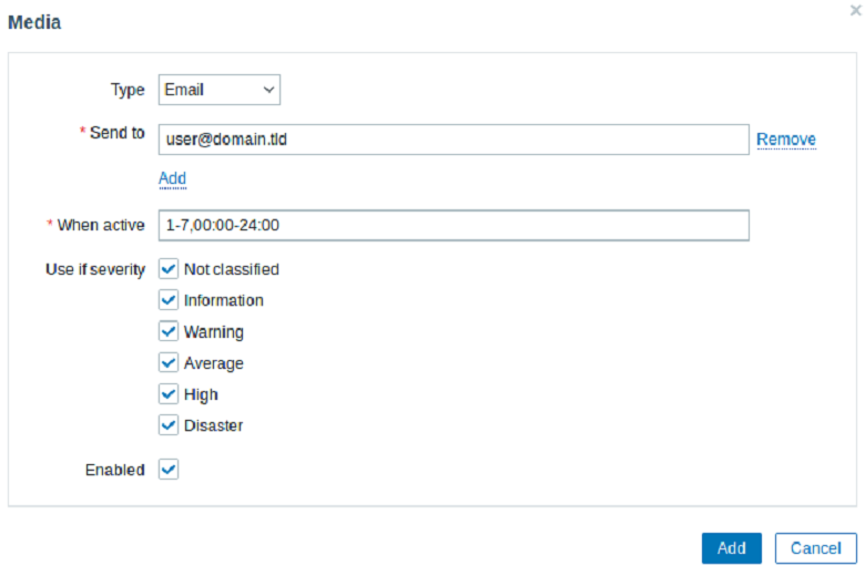 مرحله سوم افزودن کاربر جدید در فرایند نصب Zabbix